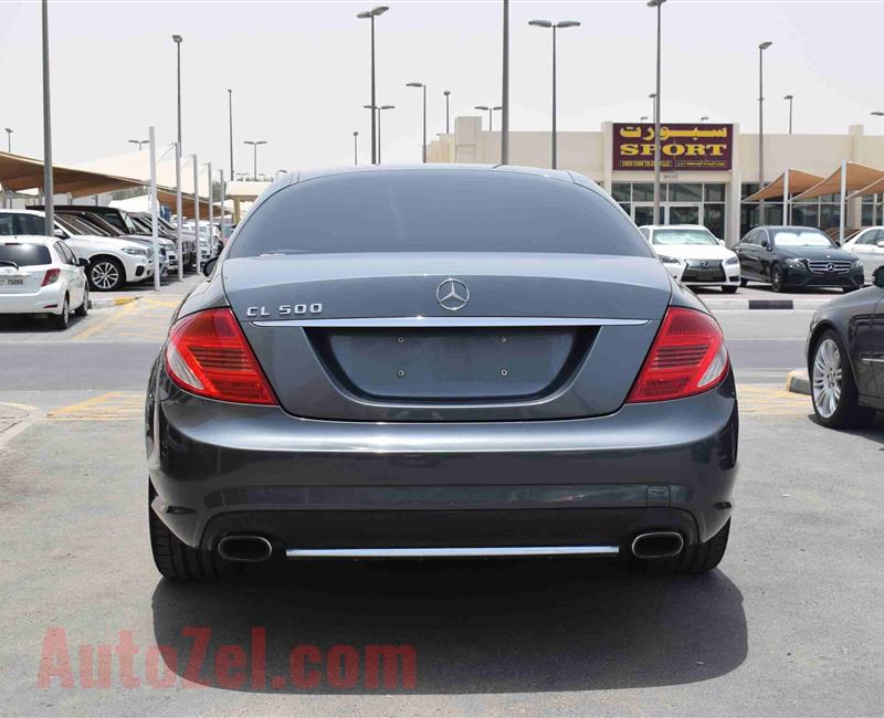 MERCEDES-BENZ CL500- 2008- GRAY- 140 000 KM- GCC