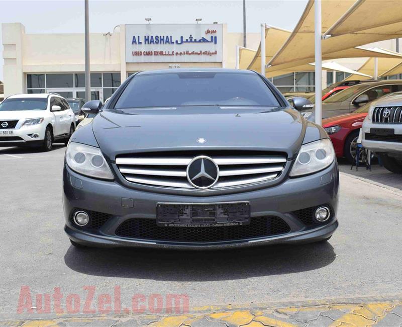 MERCEDES-BENZ CL500- 2008- GRAY- 140 000 KM- GCC