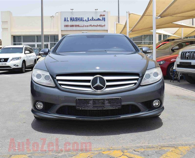 MERCEDES-BENZ CL500- 2008- GRAY- 140 000 KM- GCC