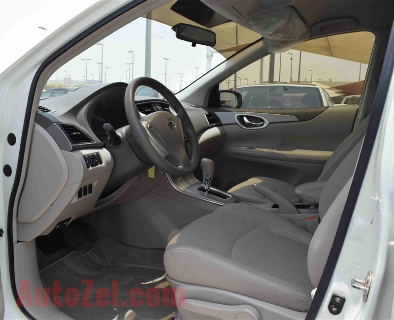 NISSAN TIIDA- 2015- WHITE- 100 000 KM- GCC