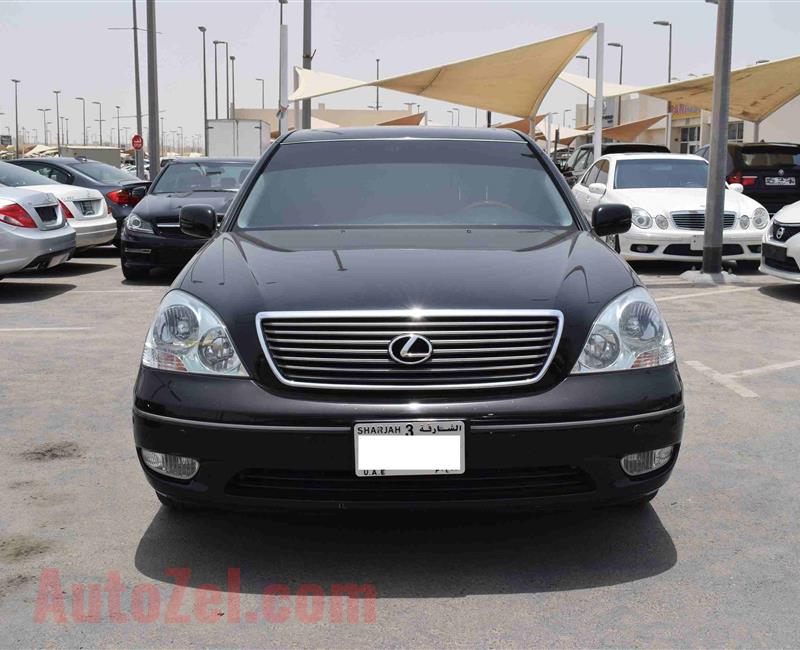 LEXUS LS430- 2003- BLACK- 200 000 KM- JAPANESE SPECS- FULL OPTION