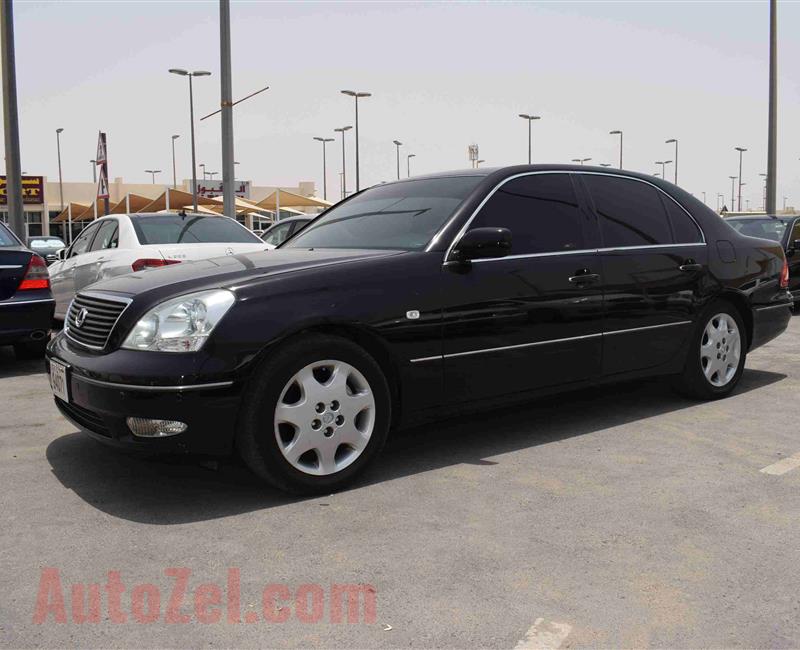 LEXUS LS430- 2003- BLACK- 200 000 KM- JAPANESE SPECS- FULL OPTION