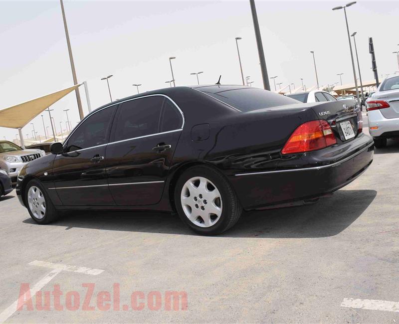 LEXUS LS430- 2003- BLACK- 200 000 KM- JAPANESE SPECS- FULL OPTION