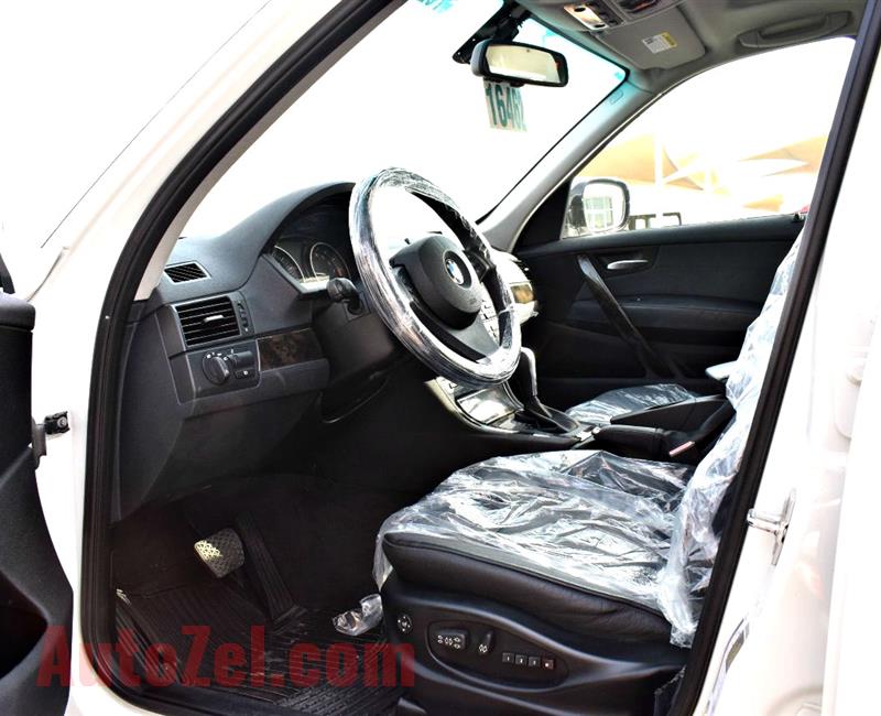 BMW X3 MODEL 2010 COLOR WHITE -V6 CAR SPECS IS AMERICAN 