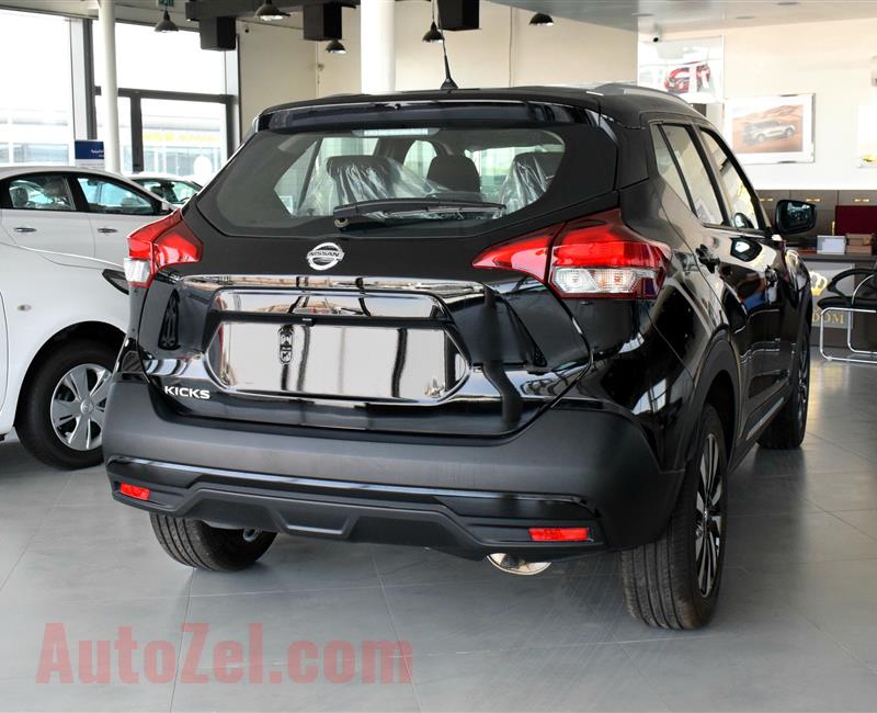 NISSAN KICKS (BRAND NEW- TYPE 2 OPTION), V4- 2018- BLACK- 0 KM- GCC