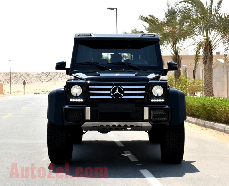 MERCEDES-BENZ G500 4X4- 2016- BLACK COLOR- 7 000 KM ONLY- 8 CYLINDER- WARRANTY- GCC