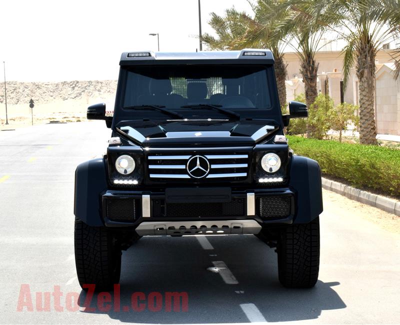 MERCEDES-BENZ G500 4X4- 2016- BLACK COLOR- 7 000 KM ONLY- 8 CYLINDER- WARRANTY- GCC