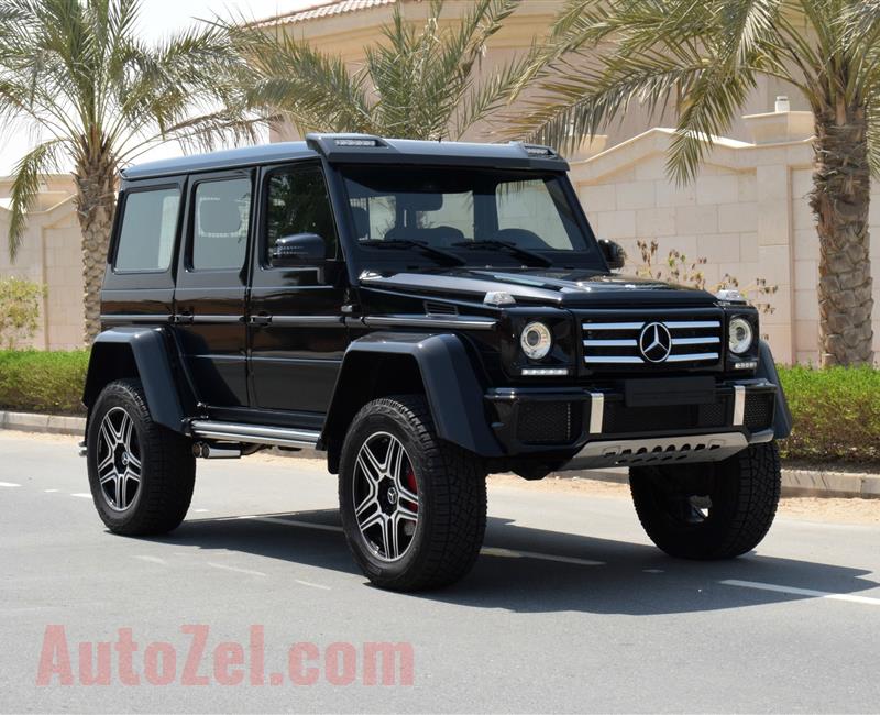 MERCEDES-BENZ G500 4X4- 2016- BLACK COLOR- 7 000 KM ONLY- 8 CYLINDER- WARRANTY- GCC