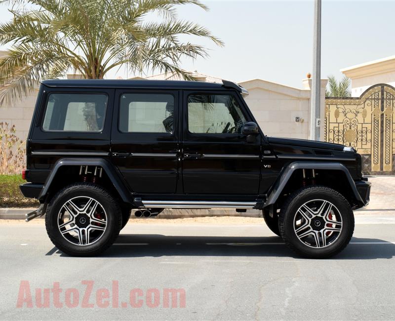 MERCEDES-BENZ G500 4X4- 2016- BLACK COLOR- 7 000 KM ONLY- 8 CYLINDER- WARRANTY- GCC