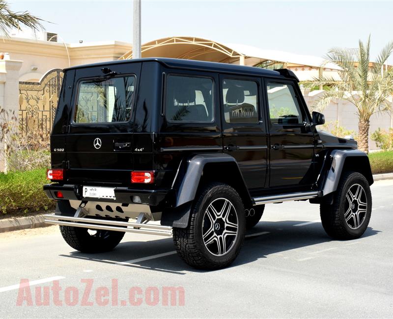 MERCEDES-BENZ G500 4X4- 2016- BLACK COLOR- 7 000 KM ONLY- 8 CYLINDER- WARRANTY- GCC