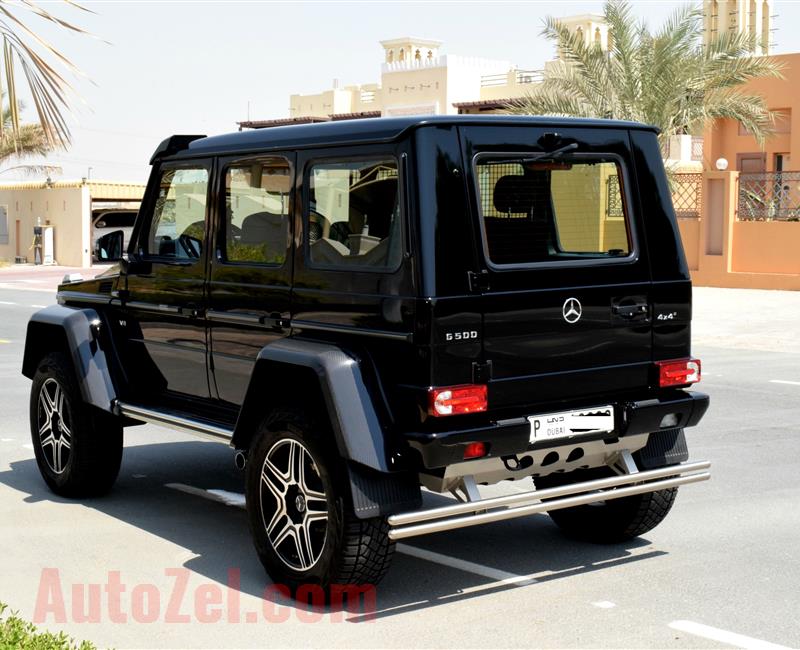 MERCEDES-BENZ G500 4X4- 2016- BLACK COLOR- 7 000 KM ONLY- 8 CYLINDER- WARRANTY- GCC