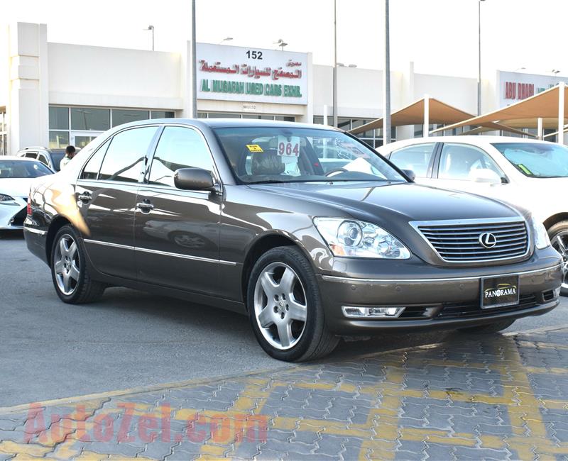 lexus ls430 model 2006 color brown car specs is american  -v8