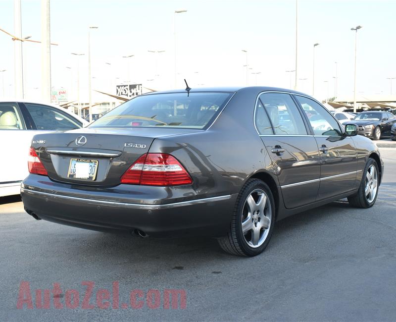 lexus ls430 model 2006 color brown car specs is american  -v8