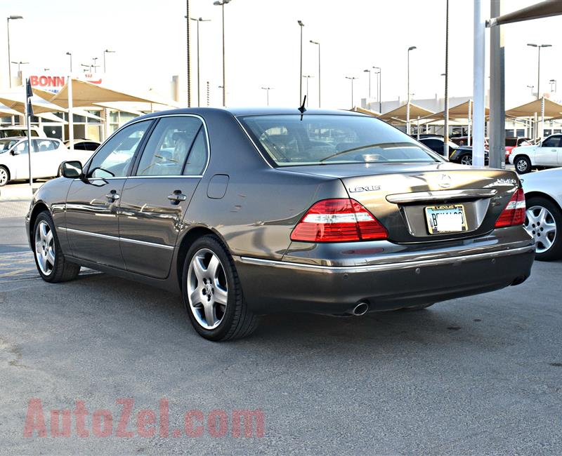 lexus ls430 model 2006 color brown car specs is american  -v8