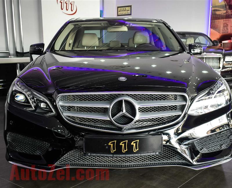 MERCEDES-BENZ E300 EDITION E- 2016 MODEL- V6- GCC SPECS