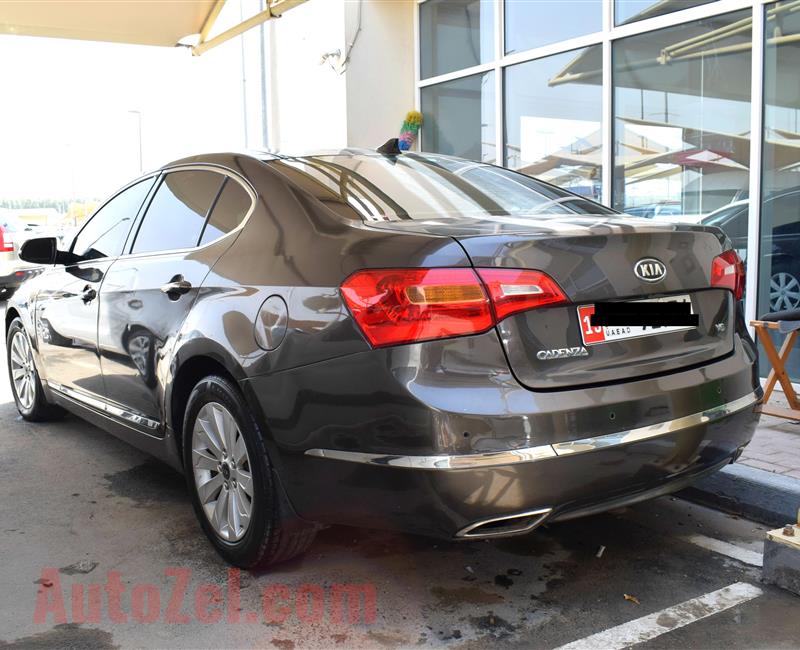 KIA CADENZA, V6- 2012- BROWN- 137 000 KM- GCC