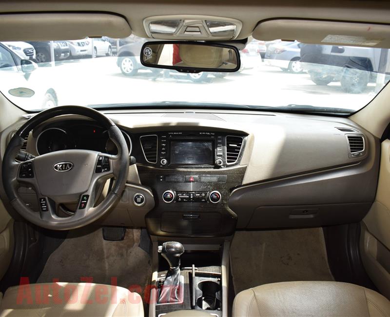 KIA CADENZA, V6- 2012- BROWN- 137 000 KM- GCC