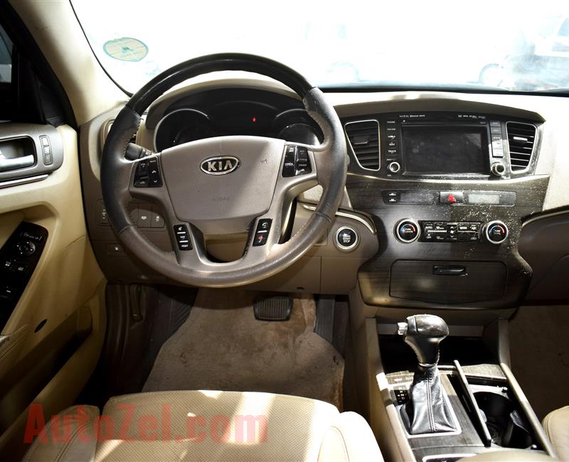 KIA CADENZA, V6- 2012- BROWN- 137 000 KM- GCC