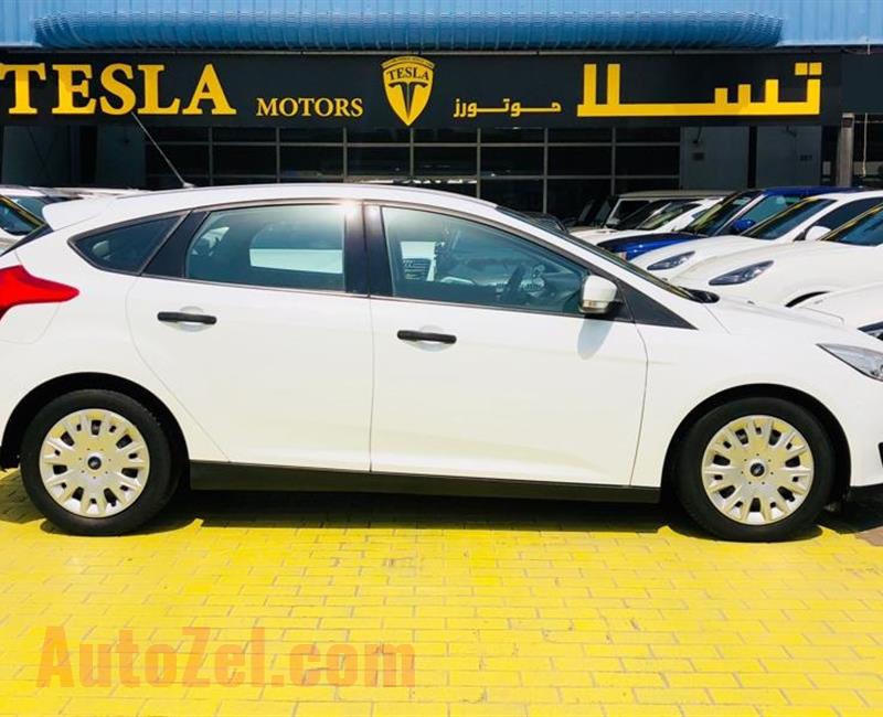 Ford Focus ECO-BOOST 2016, GCC! Dealer Warranty: 30/11/2020 [ONLY 686 DHS MONTHLY, 0% DOWN PAYMENT!]