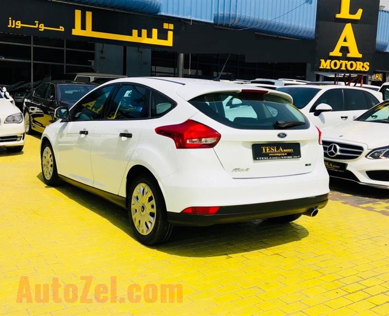 Ford Focus ECO-BOOST 2016, GCC! Dealer Warranty: 30/11/2020 [ONLY 686 DHS MONTHLY, 0% DOWN PAYMENT!]