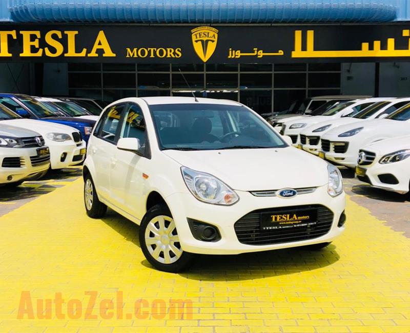 Ford Figo 2015 GCC! Warranty/FREE SERVICE: 10/08/2020, FSH [ONLY 299 DHS MONTHLY, 0% DOWN PAYMENT!]