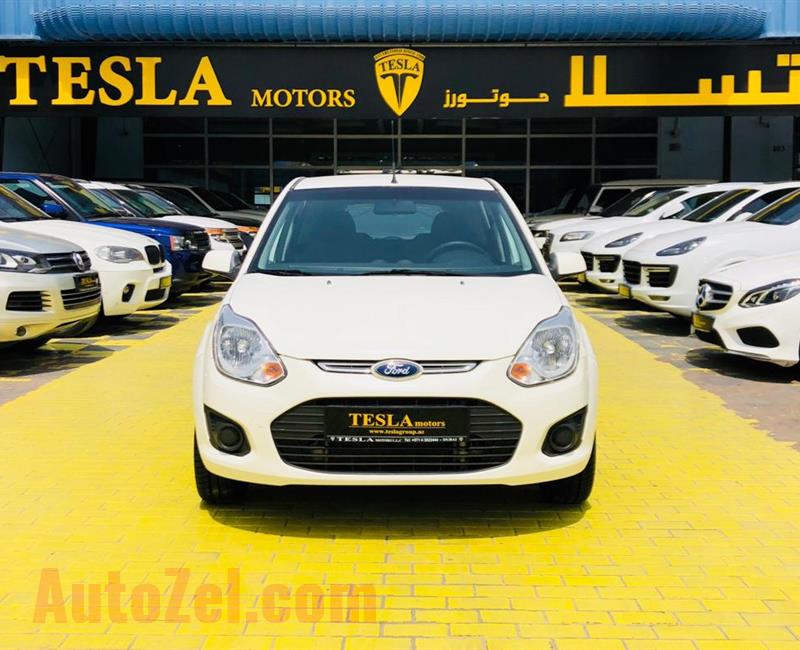 Ford Figo 2015 GCC! Warranty/FREE SERVICE: 10/08/2020, FSH [ONLY 299 DHS MONTHLY, 0% DOWN PAYMENT!]