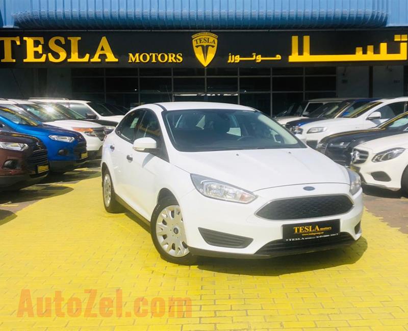 Ford Focus ECO-BOOST 2016, GCC [SEDAN] ! Dealer Warranty: 30/11/2020 [ONLY 599 DHS MONTHLY, 0% DOWN]