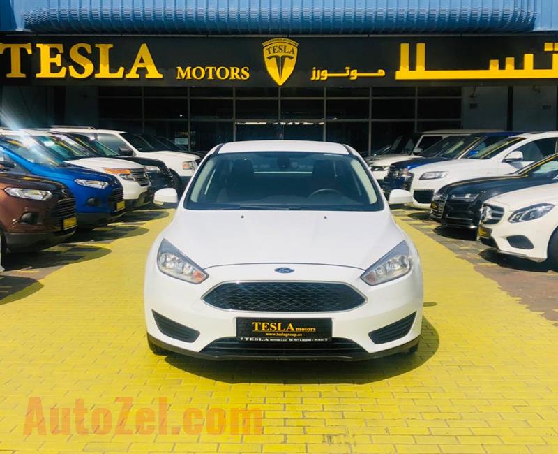 Ford Focus ECO-BOOST 2016, GCC [SEDAN] ! Dealer Warranty: 30/11/2020 [ONLY 599 DHS MONTHLY, 0% DOWN]