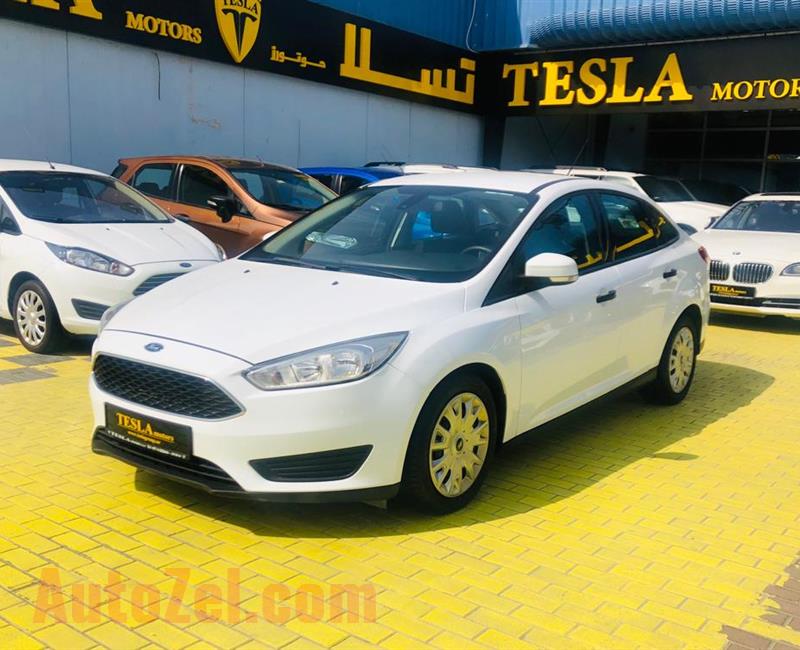 Ford Focus ECO-BOOST 2016, GCC [SEDAN] ! Dealer Warranty: 30/11/2020 [ONLY 599 DHS MONTHLY, 0% DOWN]