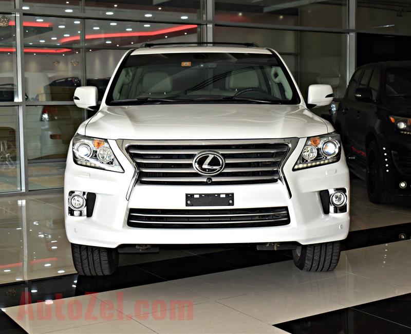 LEXUS LX570- 2012- WHITE- 112000 KM- V8- GCC SPECS