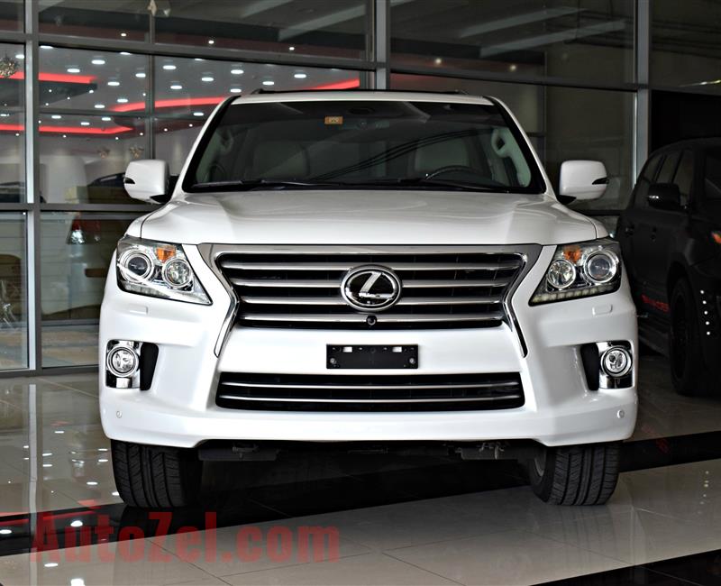 LEXUS LX570- 2012- WHITE- 112000 KM- V8- GCC SPECS