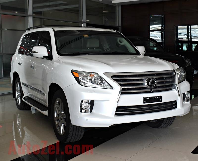 LEXUS LX570- 2012- WHITE- 112000 KM- V8- GCC SPECS