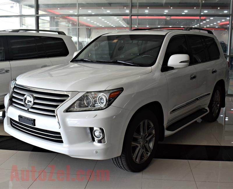 LEXUS LX570- 2012- WHITE- 112000 KM- V8- GCC SPECS