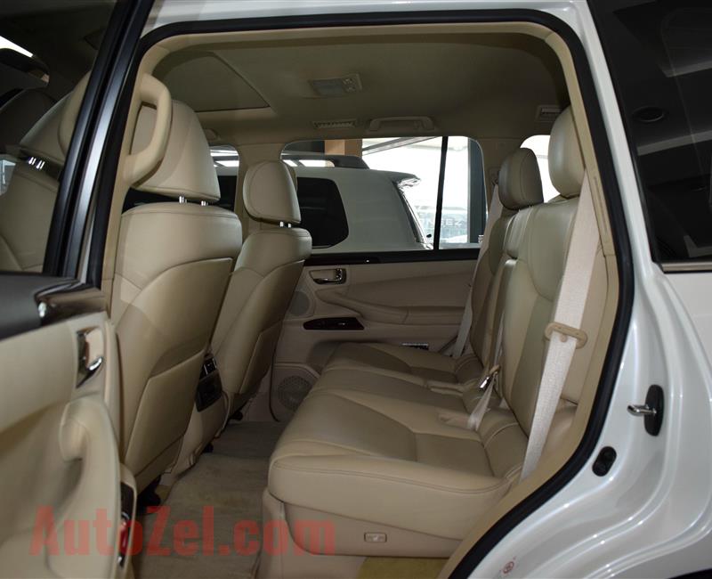 LEXUS LX570- 2012- WHITE- 112000 KM- V8- GCC SPECS