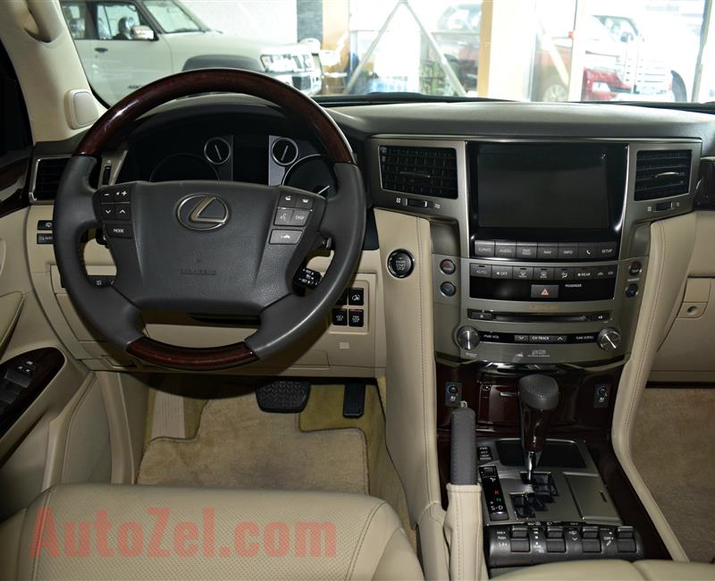 LEXUS LX570- 2012- WHITE- 112000 KM- V8- GCC SPECS