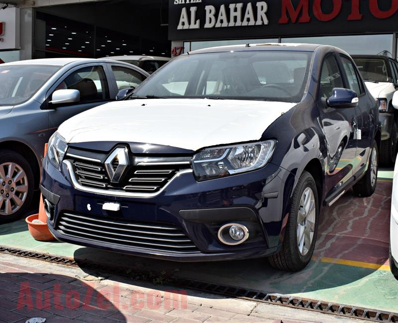 BRAND NEW RENAULT SYMBOL- 2017- BLUE- V4- GCC SPECS