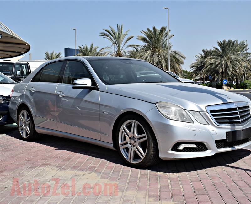 MERCEDES-BENZ E300- 2010- SILVER- 53000 KM- V6- GCC