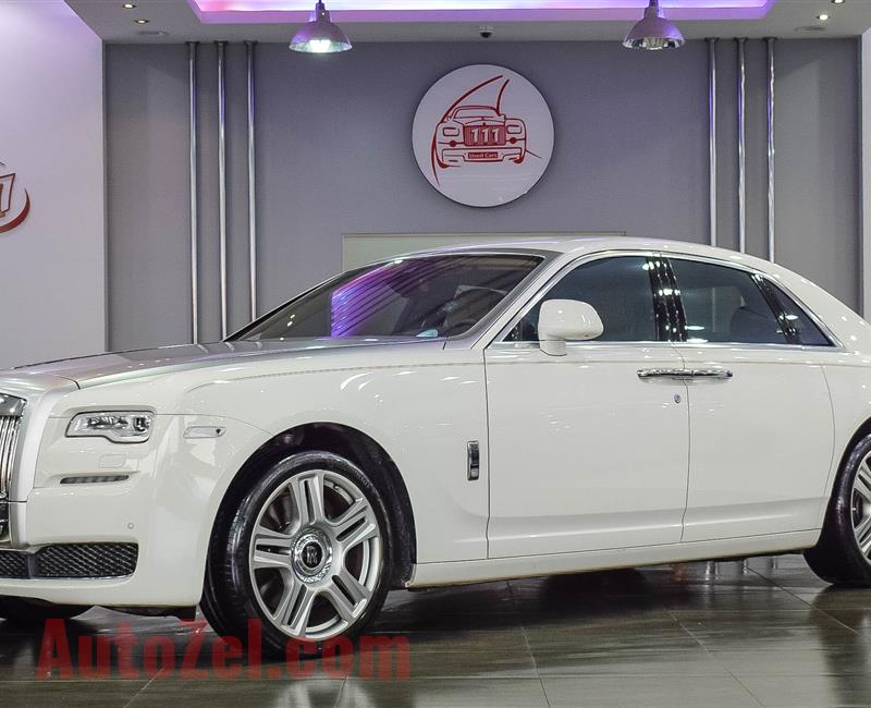 ROLLS ROYCE GHOST, V12- 2017- WHITE- 24 000 KM- GCC