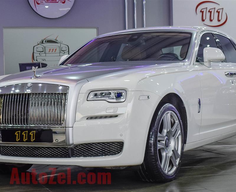 ROLLS ROYCE GHOST, V12- 2017- WHITE- 24 000 KM- GCC