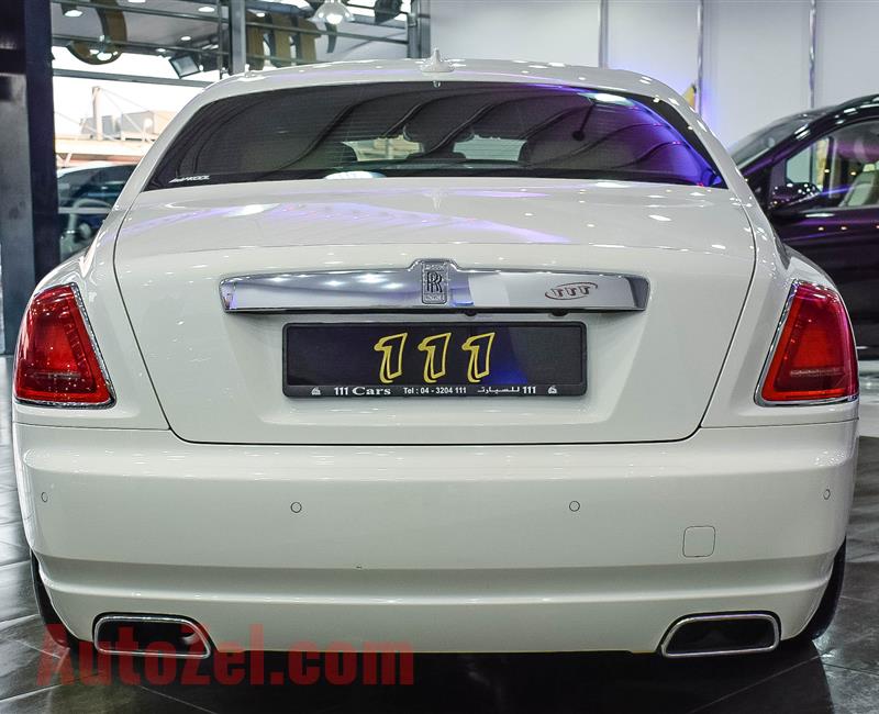 ROLLS ROYCE GHOST, V12- 2017- WHITE- 24 000 KM- GCC