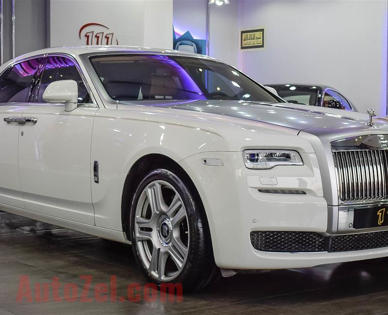 ROLLS ROYCE GHOST, V12- 2017- WHITE- 24 000 KM- GCC