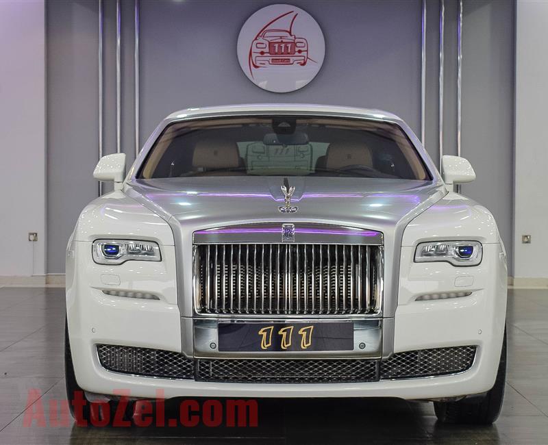 ROLLS ROYCE GHOST, V12- 2017- WHITE- 24 000 KM- GCC