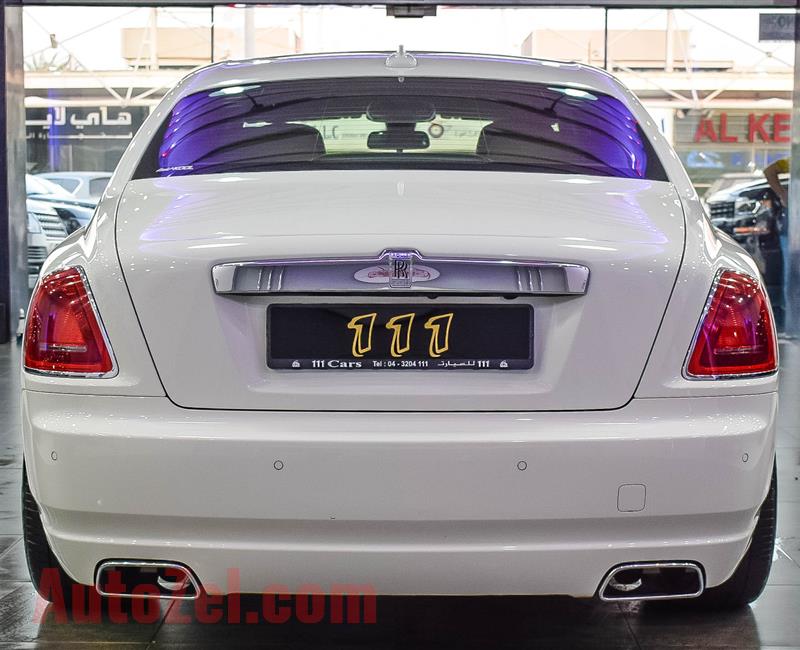 ROLLS ROYCE GHOST, V12- 2017- WHITE- 24 000 KM- GCC