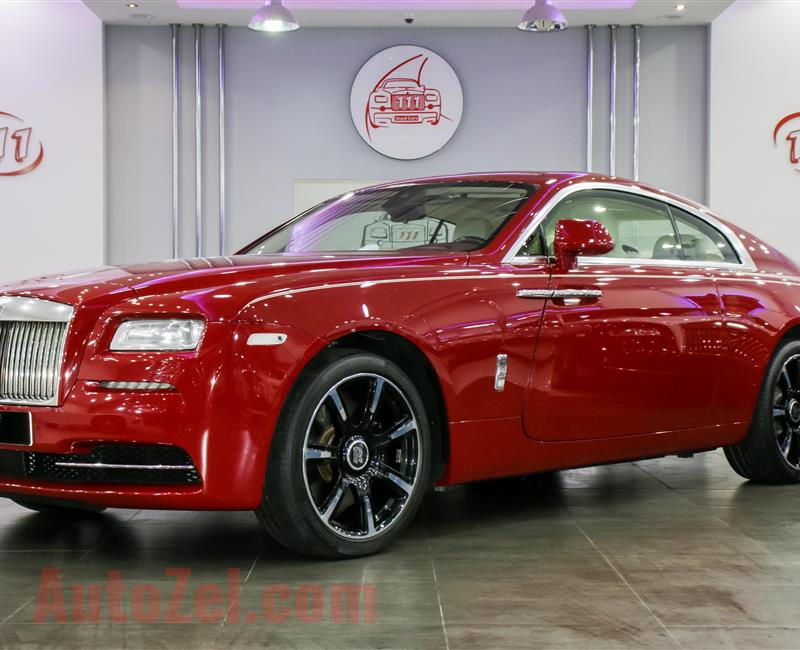 ROLLS ROYCE WRAITH- 2014- 106 400 KM- V12- GCC SPECS