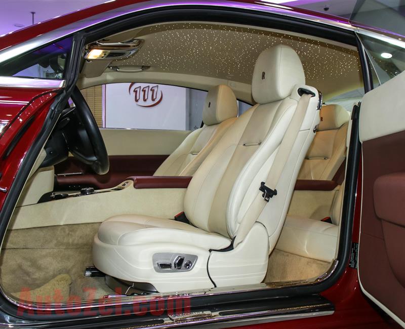 ROLLS ROYCE WRAITH- 2014- 106 400 KM- V12- GCC SPECS