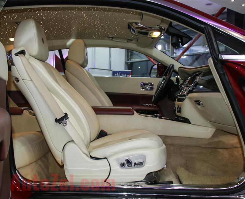 ROLLS ROYCE WRAITH- 2014- 106 400 KM- V12- GCC SPECS