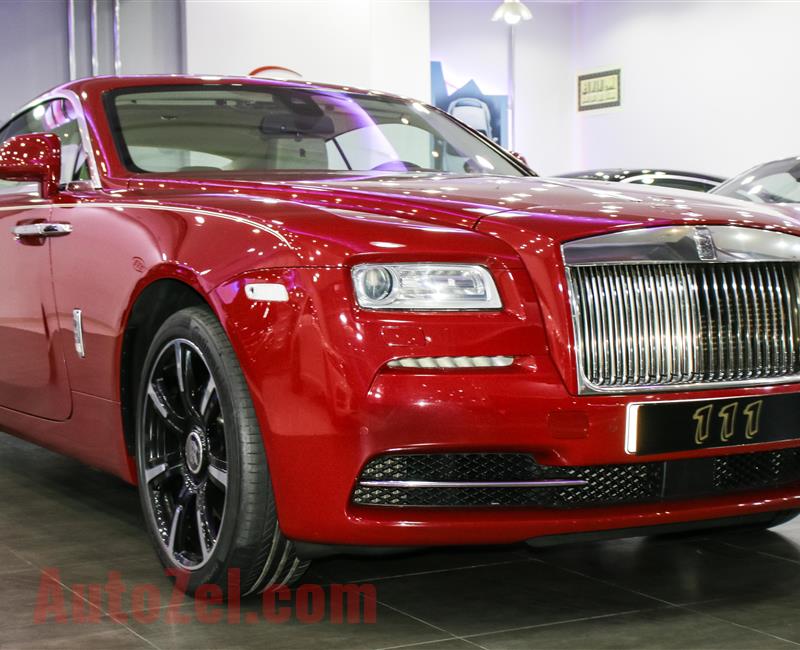 ROLLS ROYCE WRAITH- 2014- 106 400 KM- V12- GCC SPECS