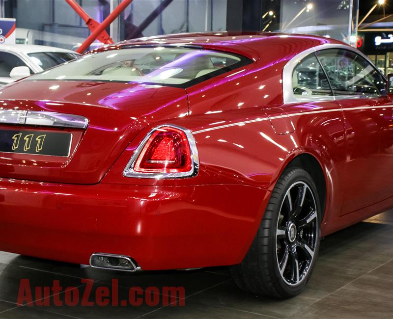 ROLLS ROYCE WRAITH- 2014- 106 400 KM- V12- GCC SPECS