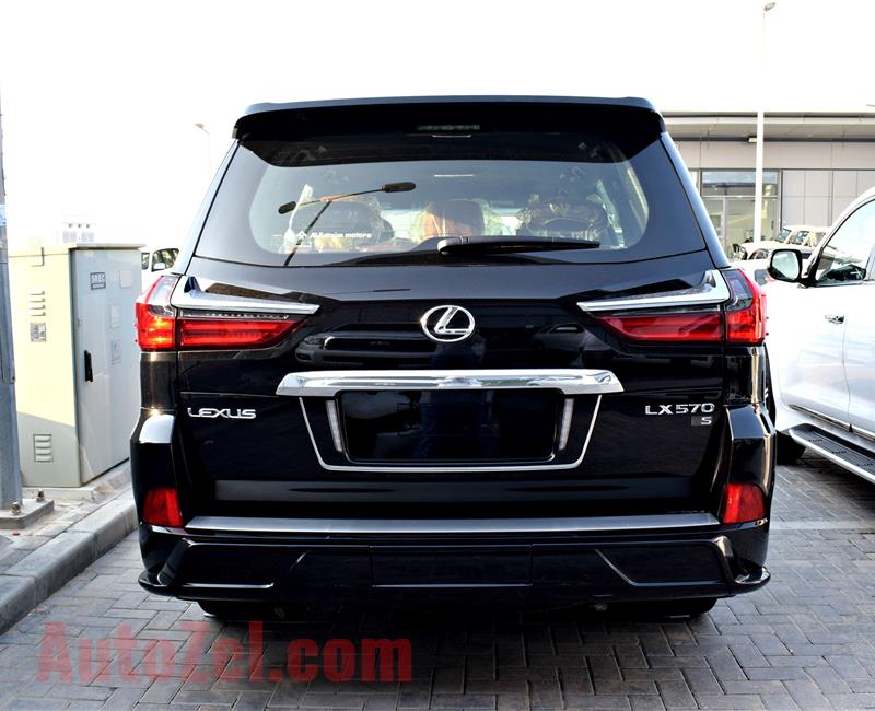 LEXUS LX570 SPORT, V8-5.7- 2018- BLACK- BRAND NEW, 0 KM- GCC