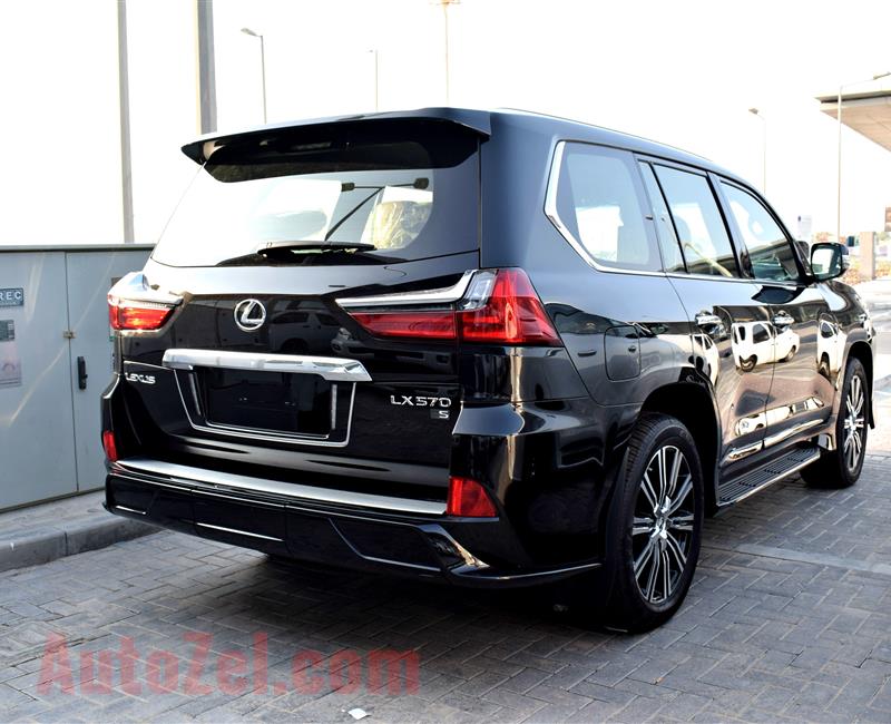 LEXUS LX570 SPORT, V8-5.7- 2018- BLACK- BRAND NEW, 0 KM- GCC